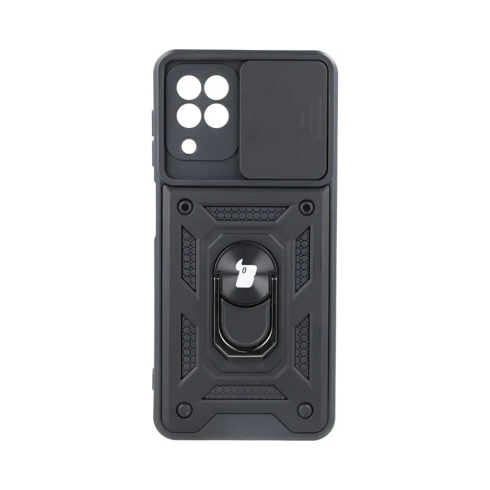 Wholesale Bizon Case CamShield Ring Samsung Galaxy A22 4G / M22 black - BIZ7587 - {ean13} - Hurt