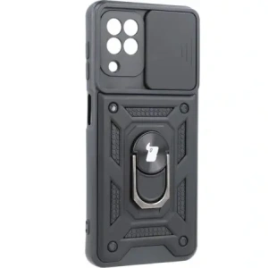 Wholesale Bizon Case CamShield Ring Samsung Galaxy A22 4G / M22 black - BIZ7587 - {ean13} - Hurt
