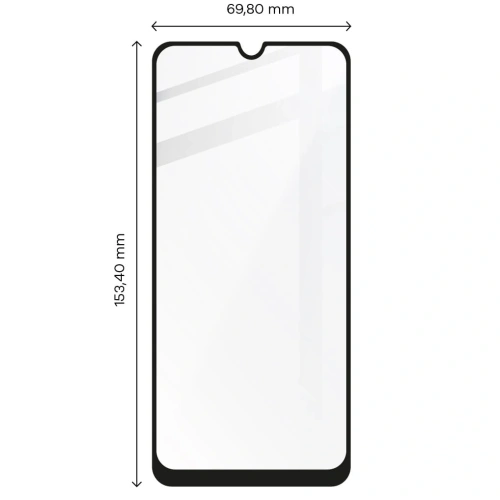 2x szkło hartowane Bizon Glass Edge + ochrona na obiektyw Samsung Galaxy A22 4G / M22