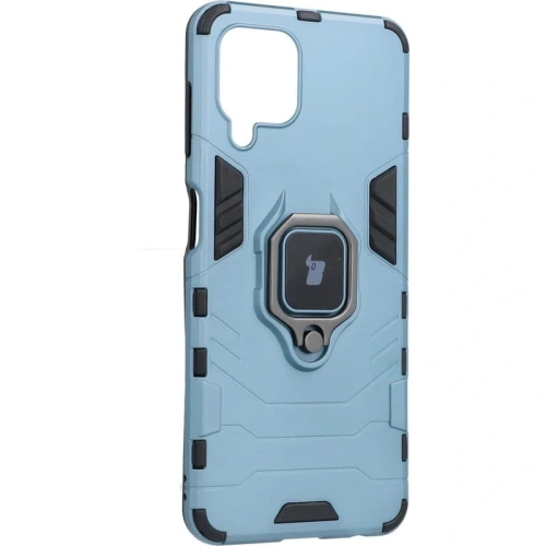 Etui Bizon Case Armor Ring do Samsung Galaxy A22 4G / M22 niebieskie