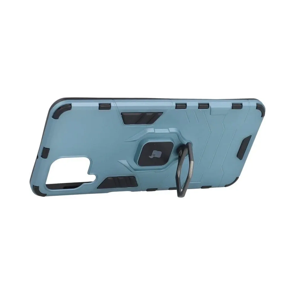 Hurtownia GSM - Etui Bizon Case Armor Ring do Samsung Galaxy A22 4G / M22 niebieskie - BIZ7589 - {ean13} - Hurt