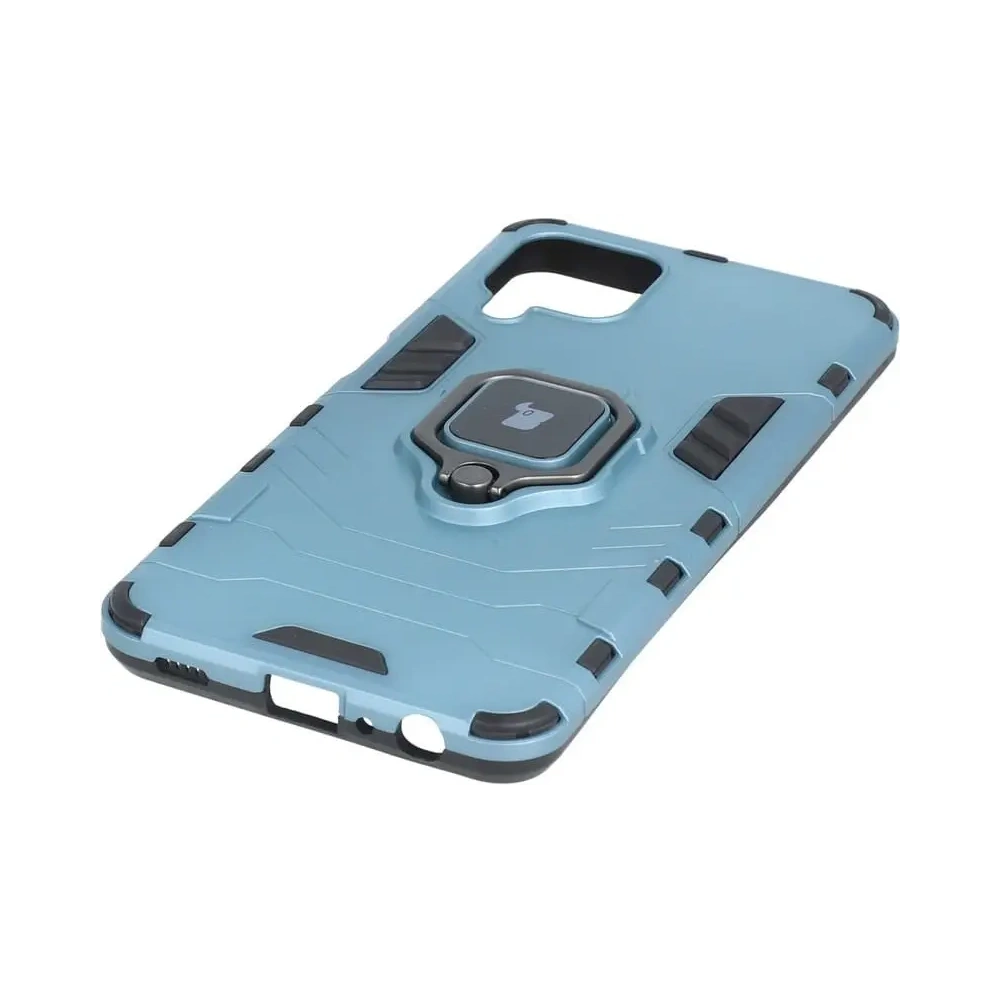 Hurtownia GSM - Etui Bizon Case Armor Ring do Galaxy A22 4G / M22, niebieskie - BIZ7589 - {ean13} - Hurt