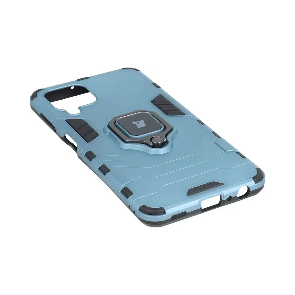 Hurtownia GSM - Etui Bizon Case Armor Ring do Galaxy A22 4G / M22, niebieskie - BIZ7589 - {ean13} - Hurt