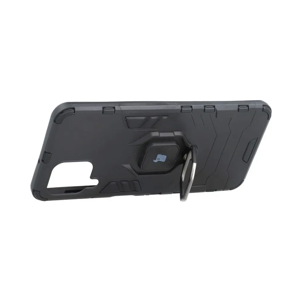 Hurtownia GSM - Bizon Caz Armură Inel Samsung Galaxy A22 4G / M22 negru - BIZ7590 - {ean13} - Hurt