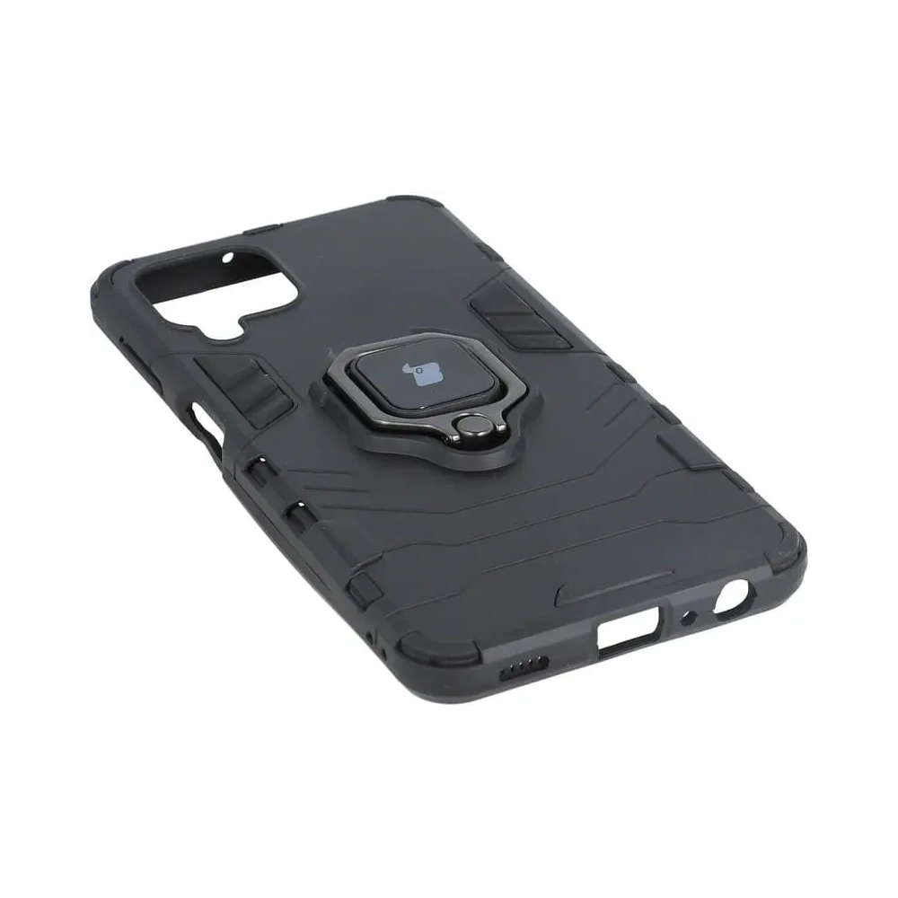 Hurtownia GSM - Bizon Caz Armură Inel Samsung Galaxy A22 4G / M22 negru - BIZ7590 - {ean13} - Hurt