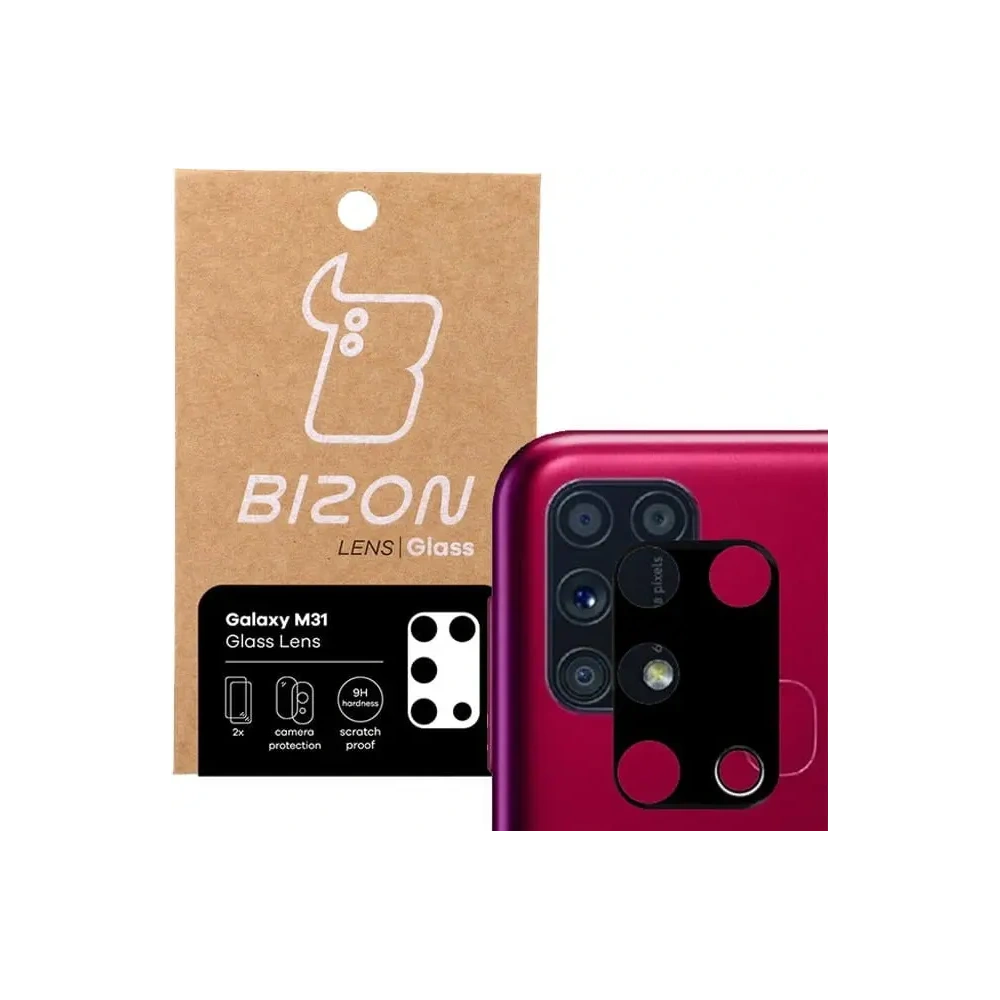 Hurtownia GSM - Bizon Glass Lens Samsung Galaxy M31 [2 PACK] - BIZ1312 - {ean13} - Hurt