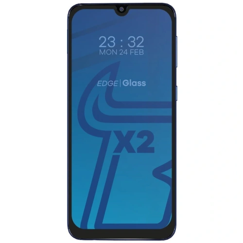 2x szkło hartowane Bizon Glass Edge + ochrona na obiektyw Samsung Galaxy M31 czarne