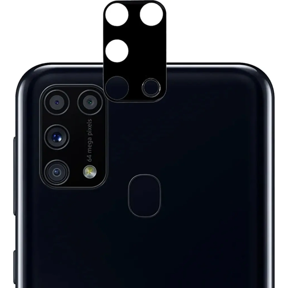 Wholesale Bizon Glass Edge 2x tempered glass + lens protection Samsung Galaxy M31 black - BIZ7594 - {ean13} - Hurt