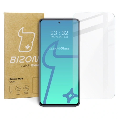 3x szkło hartowane Bizon Glass Clear do Samsung Galaxy M31s