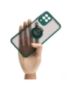 Wholesale Bizon Case Hybrid Ring Samsung Galaxy M33 5G smoky with a dark green frame - BIZ7599 - {ean13} - Hurt
