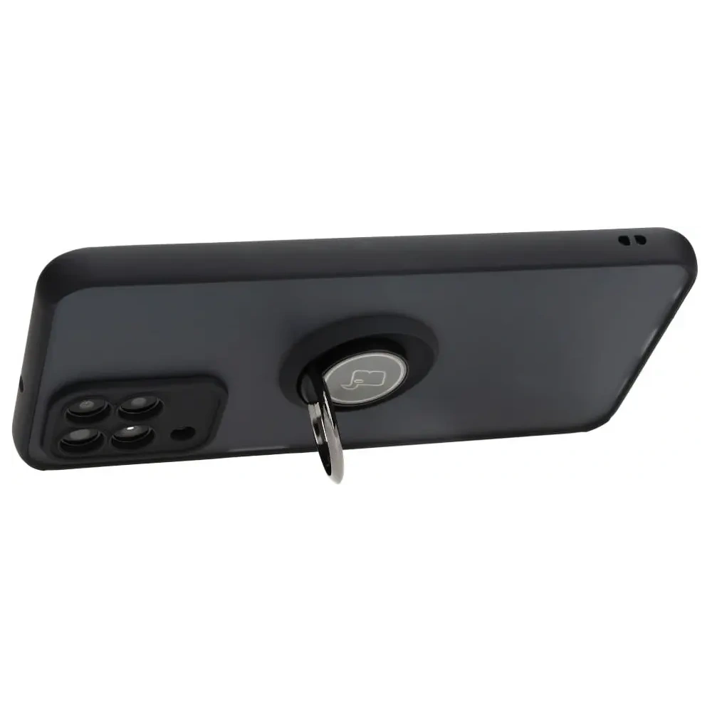 Wholesale Bizon Case Hybrid Ring Samsung Galaxy M33 5G smoky with a black frame - BIZ1330 - {ean13} - Hurt
