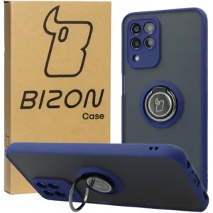 Hurtownia GSM - Bizon Case Hybrid Ring Samsung Galaxy M33 5G rauchig mit einem marineblauen Rahmen - BIZ1333 - {ean13} - Hurt