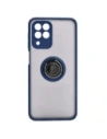 Wholesale Bizon Case Hybrid Ring Samsung Galaxy M33 5G smoky with a navy blue frame - BIZ1333 - {ean13} - Hurt