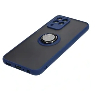 Hurtownia GSM - Bizon Case Hybrid Ring Samsung Galaxy M33 5G fumuriu cu un cadru albastru marin - BIZ1333 - {ean13} - Hurt