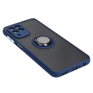 Hurtownia GSM - Bizon Case Hybrid Ring Samsung Galaxy M33 5G fumuriu cu un cadru albastru marin - BIZ1333 - {ean13} - Hurt