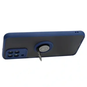 Hurtownia GSM - Bizon Case Hybrid Ring Samsung Galaxy M33 5G fumuriu cu un cadru albastru marin - BIZ1333 - {ean13} - Hurt