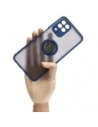 Wholesale Bizon Case Hybrid Ring Samsung Galaxy M33 5G smoky with a navy blue frame - BIZ1333 - {ean13} - Hurt