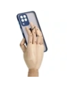 Hurtownia GSM - Bizon Case Hybrid Ring Samsung Galaxy M33 5G fumuriu cu un cadru albastru marin - BIZ1333 - {ean13} - Hurt