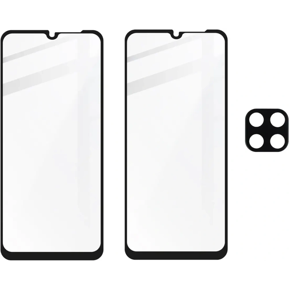 Wholesale BIZON Edge 2 2x screen glass + camera glass Samsung Galaxy M33 5G - BIZ1334 - {ean13} - Hurt