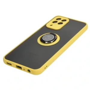 Hurtownia GSM - Bizon Case Hybrid Ring Samsung Galaxy M33 5G fumuriu cu un cadru galben - BIZ1340 - {ean13} - Hurt