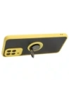 Wholesale Bizon Case Hybrid Ring Samsung Galaxy M33 5G smoky with a yellow frame - BIZ1340 - {ean13} - Hurt