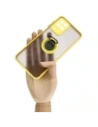 Wholesale Bizon Case Hybrid Ring Samsung Galaxy M33 5G smoky with a yellow frame - BIZ1340 - {ean13} - Hurt