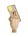 Hurtownia GSM - Etui s úchopem na prst Bizon Case Hybrid Ring do Samsung Galaxy M33 5G kouřové s žlutým rámečkem - BIZ1340 - {ean13} - Hurt