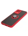 Wholesale Bizon Case Hybrid Ring Samsung Galaxy M33 5G smoky with a red frame - BIZ1341 - {ean13} - Hurt