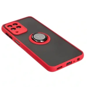 Hurtownia GSM - Bizon Case Hybrid Ring Samsung Galaxy M33 5G fumuriu cu un cadru roșu - BIZ1341 - {ean13} - Hurt