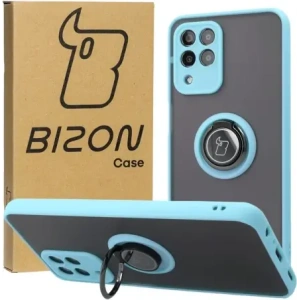 Hurtownia GSM - Bizon Case Hybrid Ring Samsung Galaxy M33 5G rauchig mit einem hellblauen Rahmen - BIZ1342 - {ean13} - Hurt