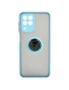 Hurtownia GSM - Bizon Case Hybrid Ring Samsung Galaxy M33 5G fumuriu cu un cadru albastru deschis - BIZ1342 - {ean13} - Hurt