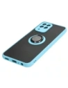 Hurtownia GSM - Bizon Case Hybrid Ring Samsung Galaxy M33 5G fumuriu cu un cadru albastru deschis - BIZ1342 - {ean13} - Hurt