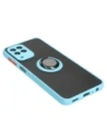 Hurtownia GSM - Bizon Case Hybrid Ring Samsung Galaxy M33 5G fumuriu cu un cadru albastru deschis - BIZ1342 - {ean13} - Hurt