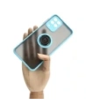 Hurtownia GSM - Bizon Case Hybrid Ring Samsung Galaxy M33 5G fumuriu cu un cadru albastru deschis - BIZ1342 - {ean13} - Hurt