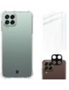 Bizon Case Clear Pack husă + 2x sticlă pentru ecran + sticlă pentru lentilă Samsung Galaxy M33 5G transparentă