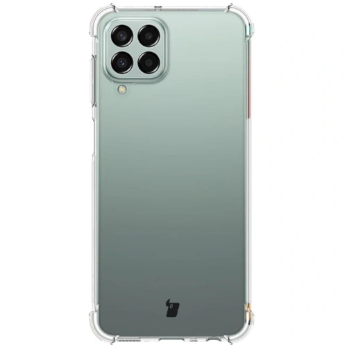 Etui + 2x szkło na ekran + obiektyw Bizon Case Clear Pack do Samsung Galaxy M33 5G przezroczyste