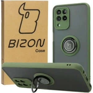 Hurtownia GSM - Bizon Case Hybrid Ring Samsung Galaxy M33 5G rauchig mit grünem Rahmen - BIZ1346 - {ean13} - Hurt
