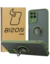 Bizon Case Hybrid Ring Samsung Galaxy M33 5G smoky with a green frame