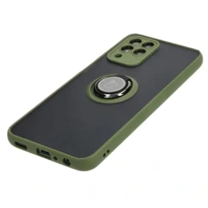 Hurtownia GSM - Bizon Case Hybrid Ring Samsung Galaxy M33 5G fumuriu cu un cadru verde - BIZ1346 - {ean13} - Hurt