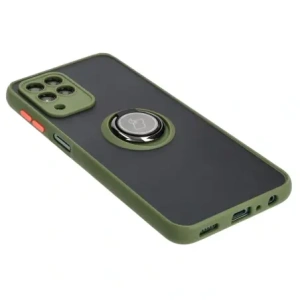 Hurtownia GSM - Bizon Case Hybrid Ring Samsung Galaxy M33 5G fumuriu cu un cadru verde - BIZ1346 - {ean13} - Hurt