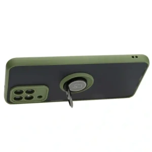 Hurtownia GSM - Bizon Case Hybrid Ring Samsung Galaxy M33 5G fumuriu cu un cadru verde - BIZ1346 - {ean13} - Hurt