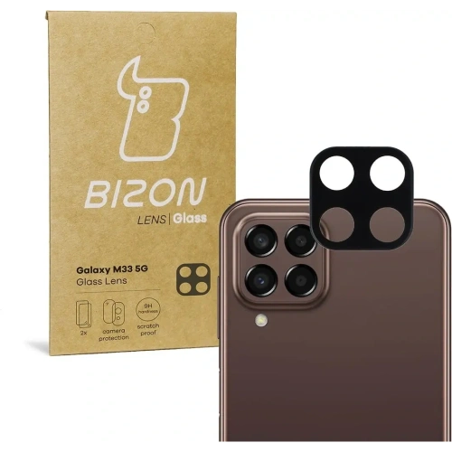 Szkło na aparat Bizon Glass Lens do Samsung Galaxy M33 5G [2 PACK]