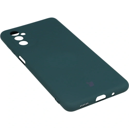 Etui Bizon Case Silicone do Samsung Galaxy M52 ciemnozielone