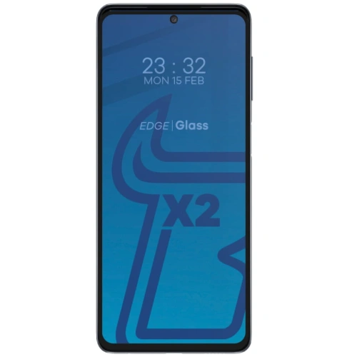 2x szkło hartowane Bizon Glass Edge + ochrona na obiektyw Samsung Galaxy M52 czarne