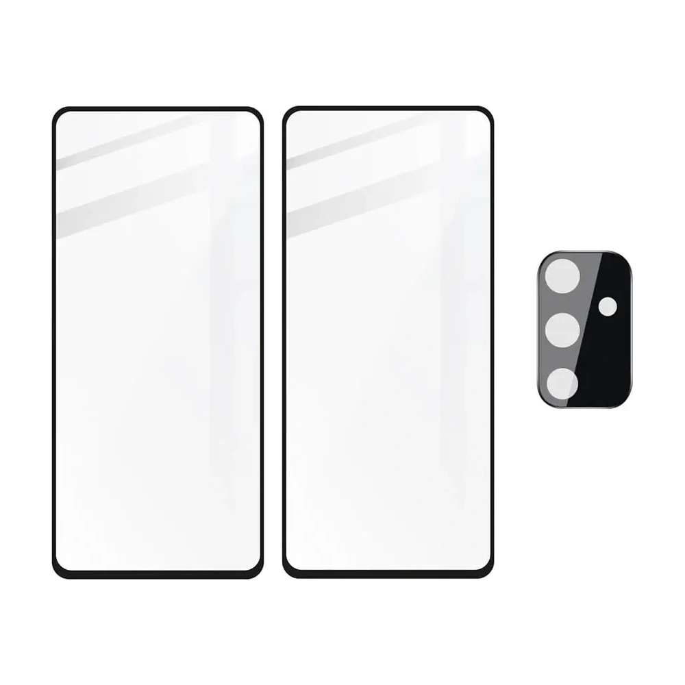 Hurtownia GSM - Bizon Glass Edge 2x gehärtetes Glas + Linsen-Schutz Samsung Galaxy M52 schwarz - BIZ7619 - {ean13} - Hurt