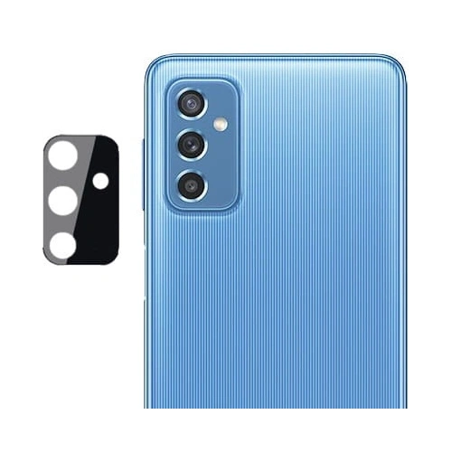 2x szkło hartowane Bizon Glass Edge + ochrona na obiektyw Samsung Galaxy M52 czarne