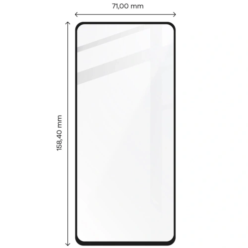 Szkło hartowane Bizon Glass Edge do Samsung Galaxy M52 czarne