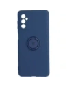 Bizon Case Silicone Ring Samsung Galaxy M52 albastru închis