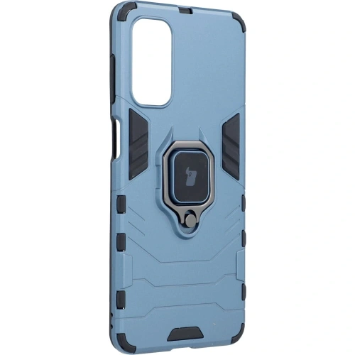 Etui Bizon Case Armor Ring do Samsung Galaxy M52 niebieskie