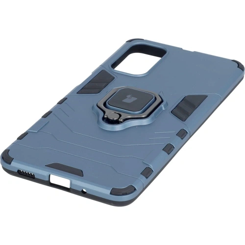 Etui Bizon Case Armor Ring do Samsung Galaxy M52 niebieskie